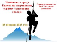 Чемпионат города Кирова по спортивному туризму на спелео дистанциях Чемпионат города Кирова по спортивному туризму на спелео дистанциях